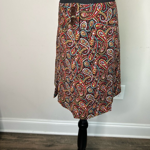 Harold floral pleated mini paisley skort sz 8 - Picture 5 of 7